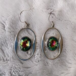 Stunning Mystic Topaz Earrings